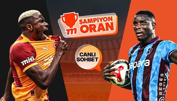 Galatasaray - Trabzonspor maçının heyecanı Şampiyon Oranlar ile Misli'de