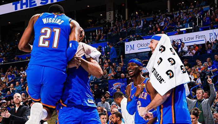 Oklahoma City alev aldı durdurulamıyor!