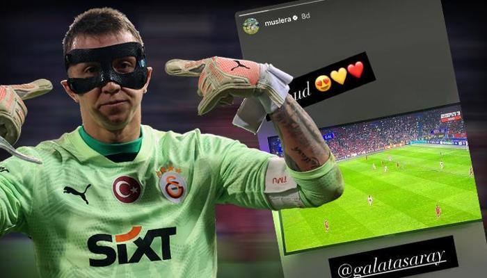 Fernando Muslera'dan Galatasaray'a mesaj: Gurur duyuyorum