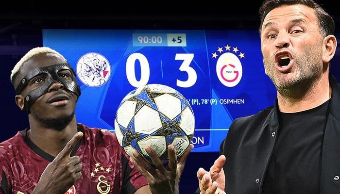 Ajax-Galatasaray maçının ardından yere göğe sığdıramadı