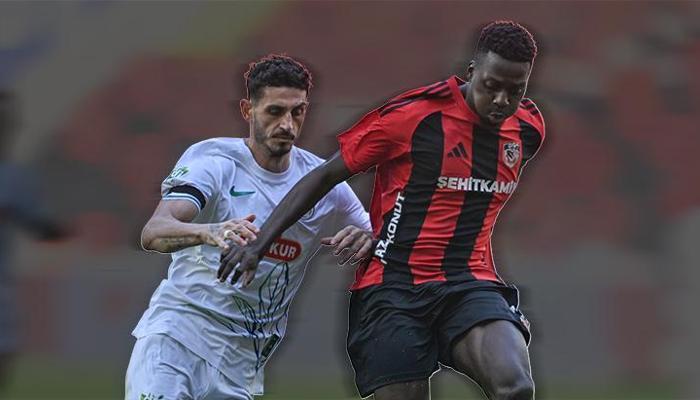 Gaziantep FK - Çaykur Rizespor maçı sonucu: 2-2