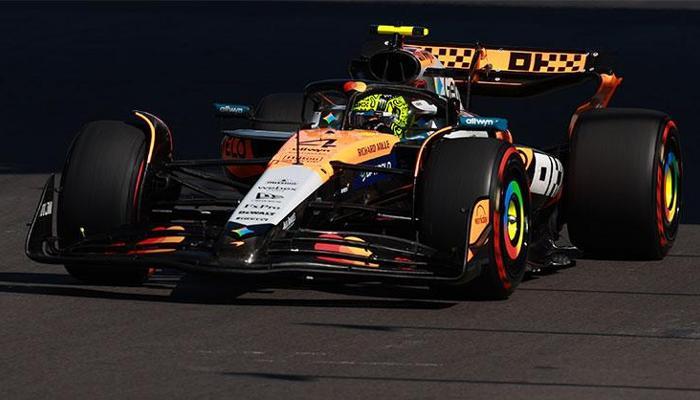Sprint yarışında kazanan Lando Norris