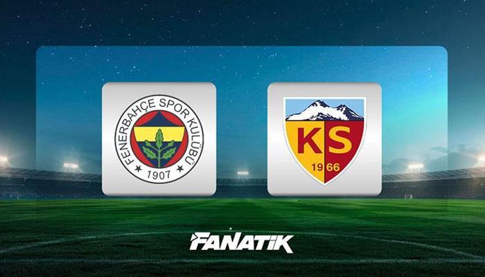Fenerbahçe - Kayserispor (Muhtemel 11'ler)