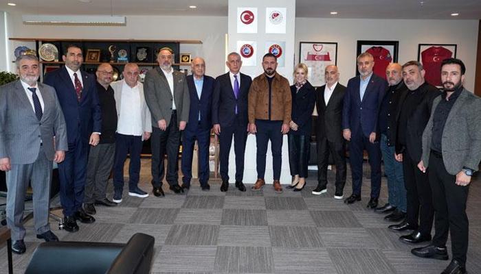 3. Lig Kulüpler Birliği'nden TFF Başkanı Hacıosmanoğlu'na ziyaret
