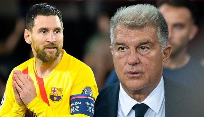 Joan Laporta'dan Lionel Messi için açıklama