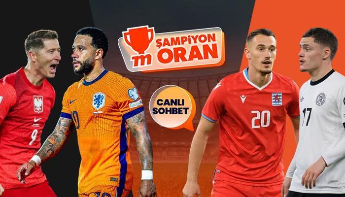 Polonya, Hollanda ile ve Lüksemburg, Almanya ile karşı karşıya geliyor!