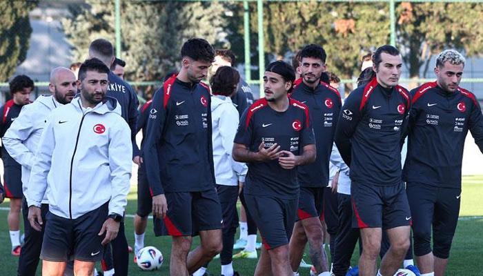 A Milli Takım'da İspanya maçı hazırlıkları başladı
