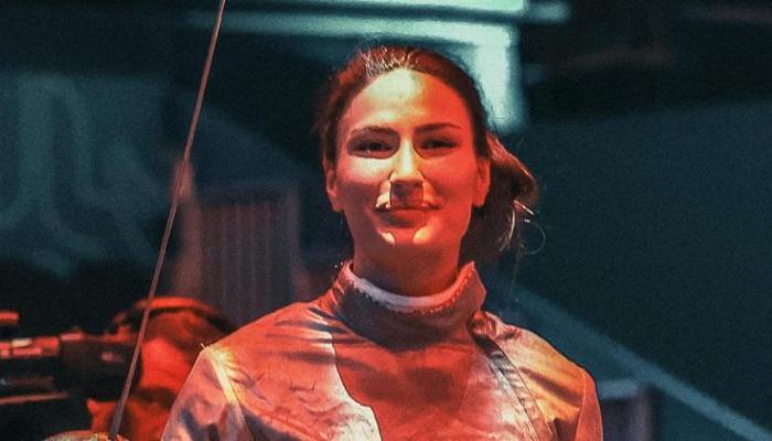 Eskrimde Nisanur'dan altın madalya