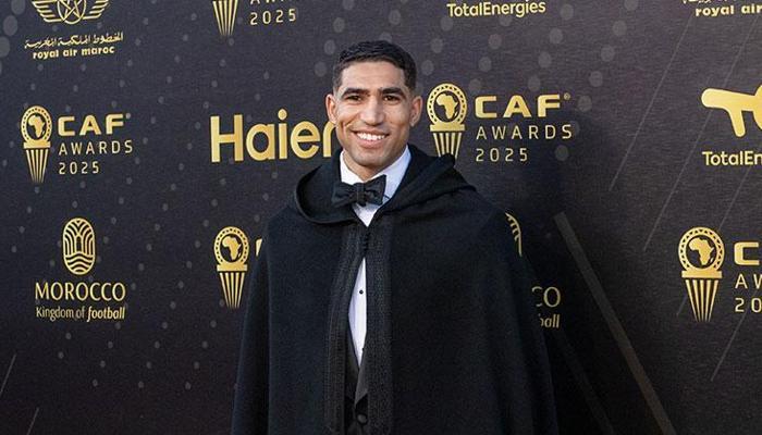 Afrika'da yılın futbolcusu Achraf Hakimi