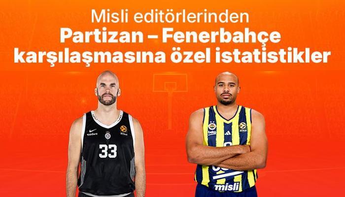 Misli editörlerinden Partizan - Fenerbahçe karşılaşmasına özel istatistikler