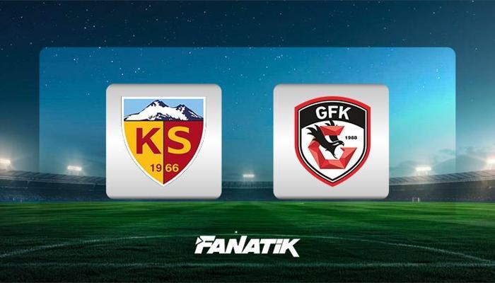 Süper Lig 13.hafta: Kayserispor-Gaziantep FK