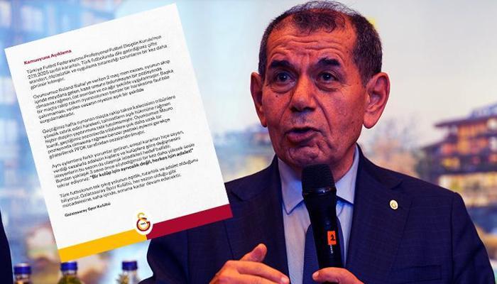 Galatasaray'dan açıklama: Ayrıcalık değil adalet