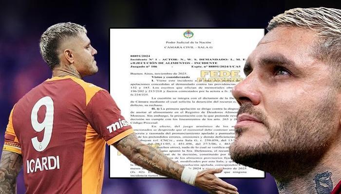 Arjantin'de Ulusal Yargı Gücü Mauro Icardi'nin belgesini yayınladı