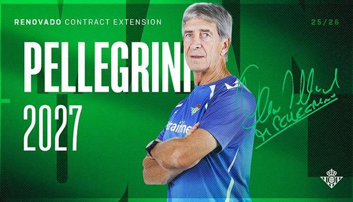 Pellegrini'nin sözleşmesi uzatıldı