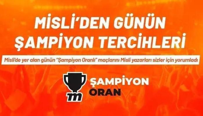 Günün Şampiyon Tercihleri