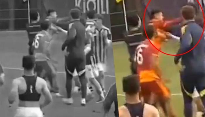 Fenerbahçe-Galatasaray U19 derbisinde yumruk yumruğa kavga!