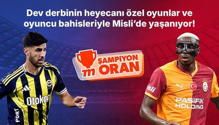Fenerbahçe – Galatasaray derbisinin heyecanı özel oyunlar ve oyuncu bahisleriyle Misli’de yaşanıyor!