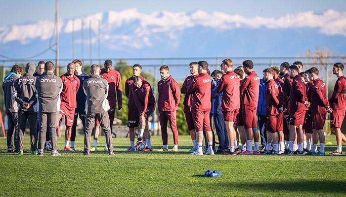 Trabzonspor, Göztepe maçı hazırlıklarına başladı