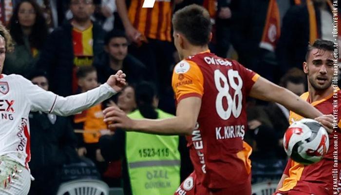 G.Saray-Samsun maçına damga vuran penaltı pozisyonu!