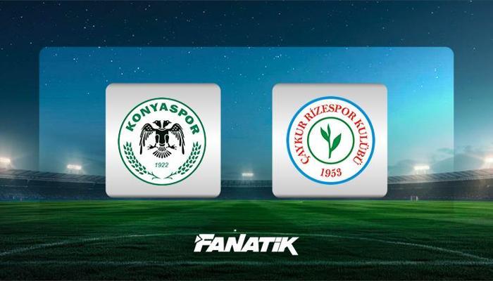 Süper Lig: Konyaspor-Rizespor