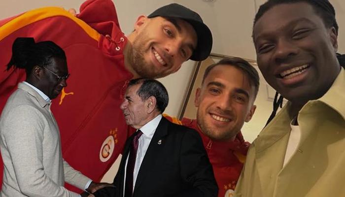 'Aslanlar Monaco'da!' Gomis'ten kampa sürpriz ziyaret