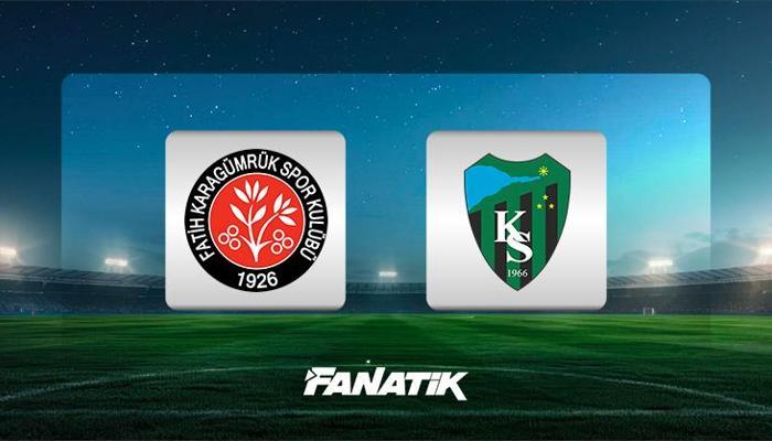 Süper Lig: Karagümrük-Kocaelispor