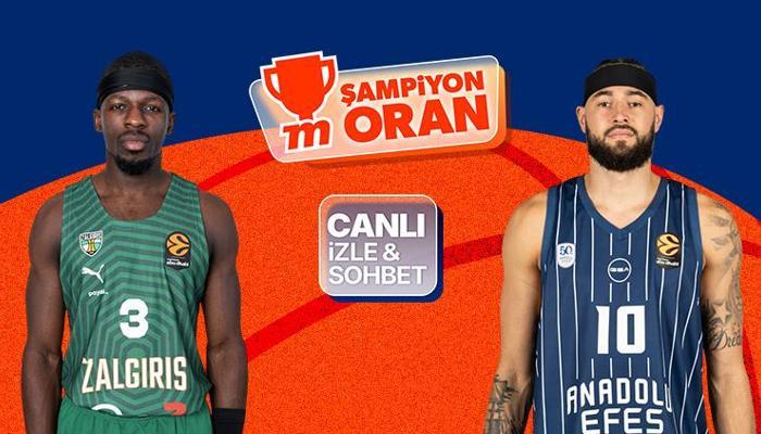 Zalgiris - Anadolu Efes maçını heyecanı Şampiyon Oranlar ile Misli'de