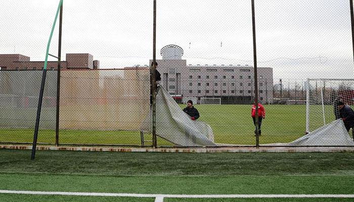 Beştepe İlhan Cavcav Tesisleri'nde brandalar kaldırıldı