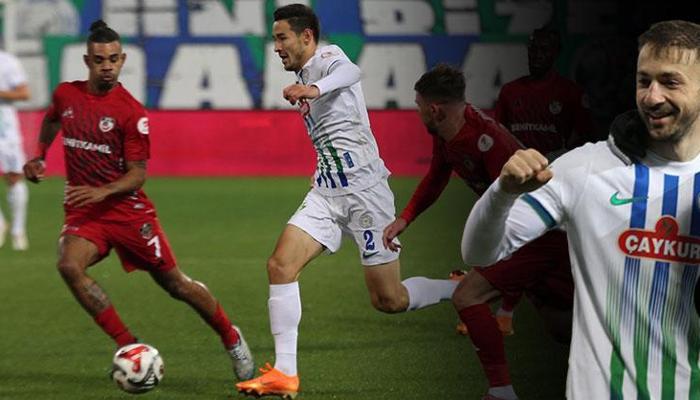 Rizespor – Gaziantep FK maçı sonucu 5-2