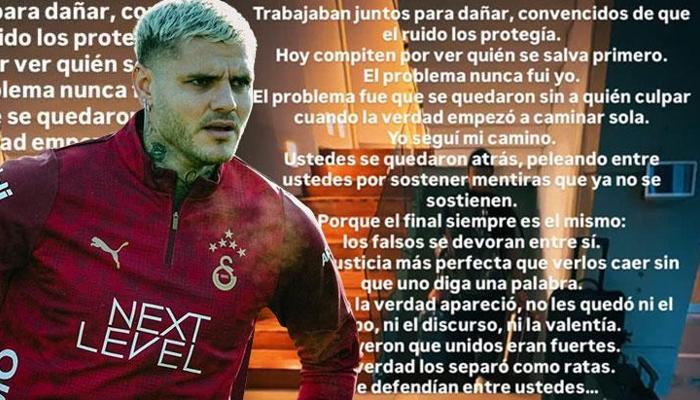 Icardi'den kafa karıştıran paylaşım! Uzun uzun anlattı...