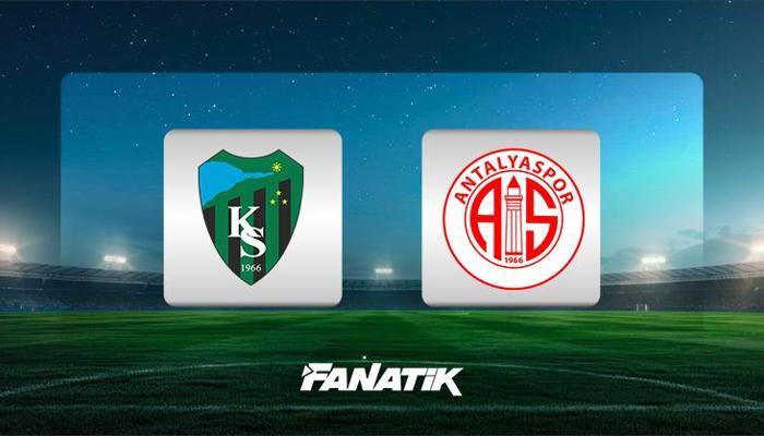 Süper Lig: Kocaelispor-Antalyaspor