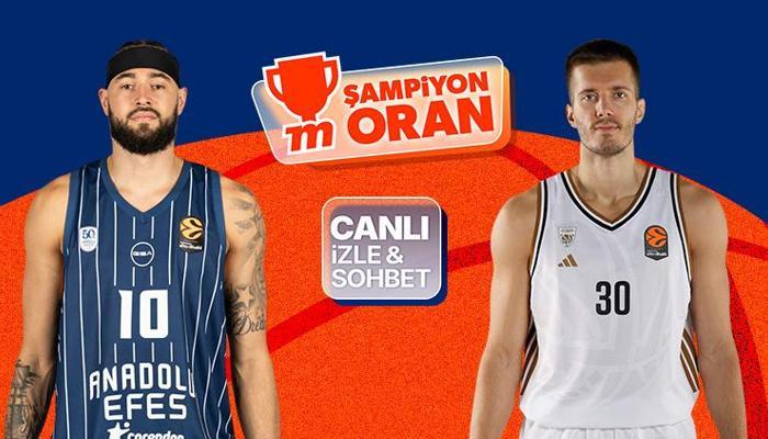 Anadolu Efes-Dubai Basketbol mücadelesinin heyecanı Şampiyon Oranlar ile Misli'de