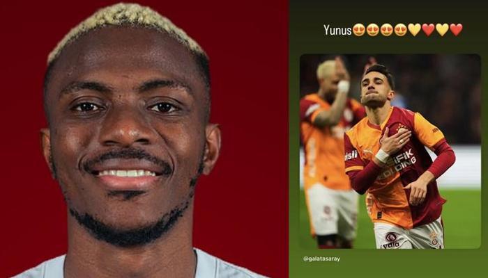 Osimhen milli takımda, kalbi Galatasaray'da!