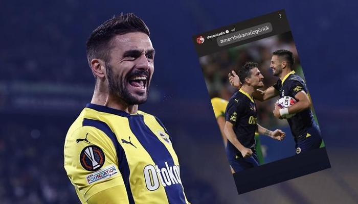 Dusan Tadic'ten Mert Hakan'a destek paylaşımı