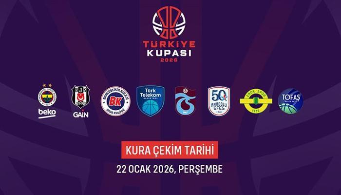 Basketbolda Türkiye Kupası'nda takımlar belli oldu