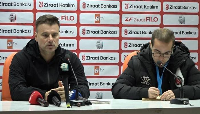 Stanojevic'ten beraberlik yorumu