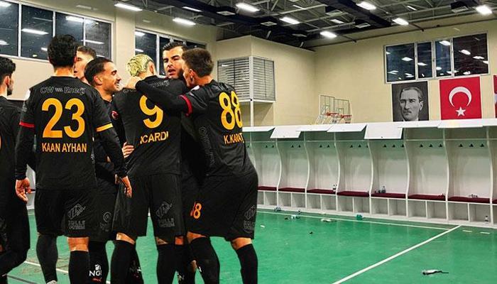 Spor salonu Galatasaray için soyunma odasına çevrilmiş!