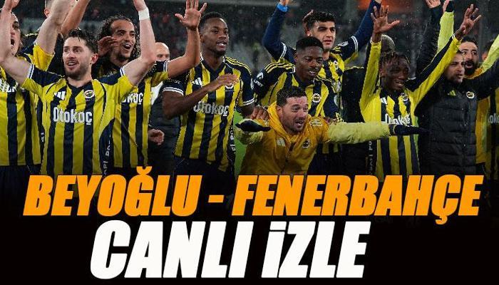 Beyoğlu Yeni Çarşı – Fenerbahçe maçı canlı izle