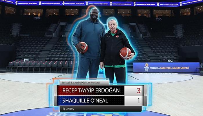 Shaq geldi, Erdoğan attı: The Winner