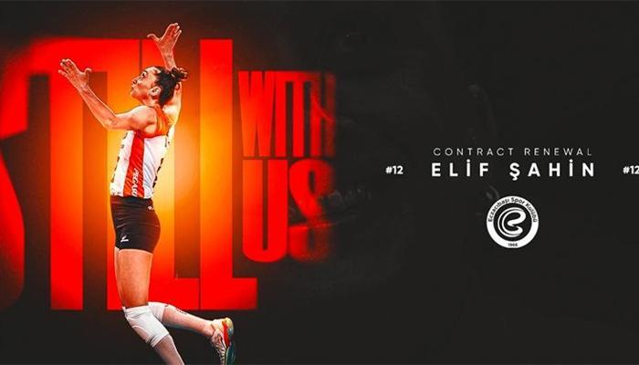 Eczacıbaşı, Elif Şahin'le sözleşme yeniledi