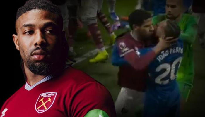 Adama Traore, Cucurella'yı saha dışına itti
