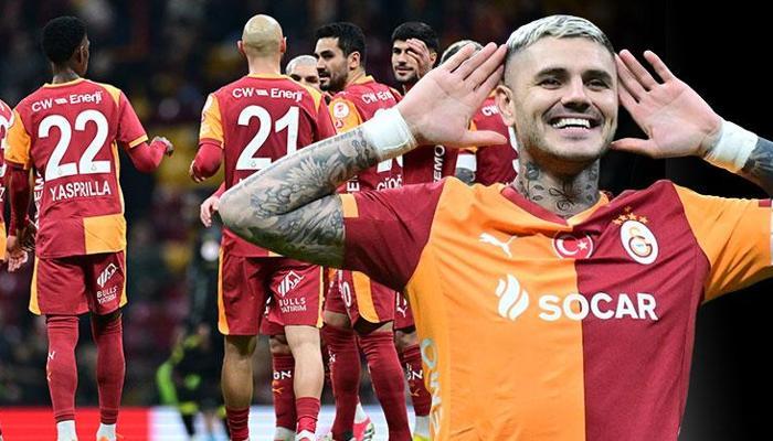 (ÖZET) Galatasaray farka koştu! Icardi’nin rekor gecesi