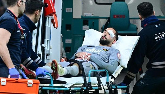 İstanbulspor kalecisi İsa Doğan'ın yüzünde kırık tespit edildi