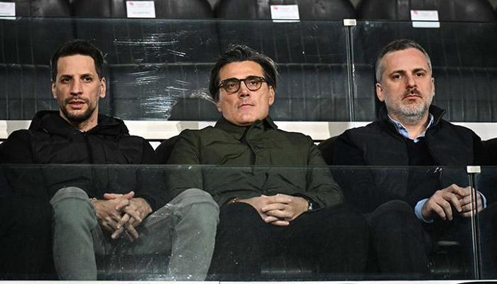 Montella Başakşehir - Beşiktaş maçında futbolcu izledi