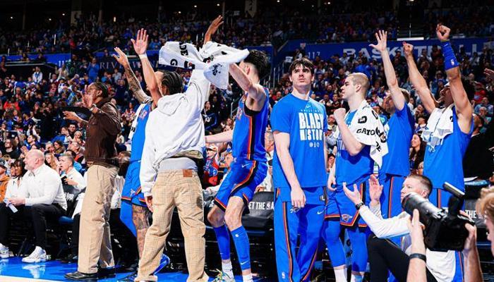 Oklahoma, Cleveland'ı devirdi