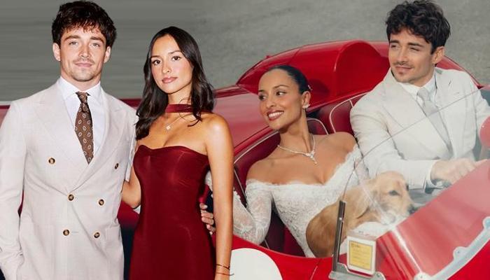 Masal gibi düğüne damga vurdu! Milyonluk Ferrari...