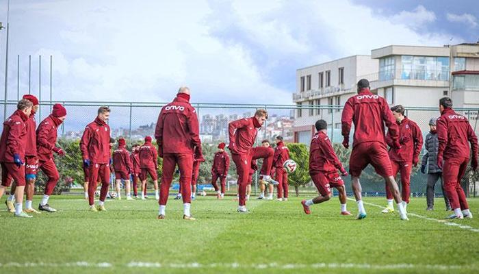Trabzonspor, Kayserispor maçı hazırlıklarını sürdürdü
