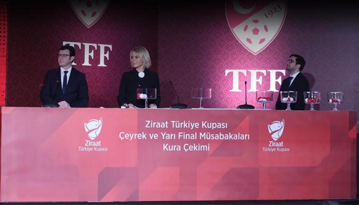 Türkiye Kupası'nda çeyrek final  ve yarı final eşleşmeleri belli oldu
