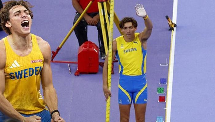 Duplantis dünya rekorunu 1 santimetre daha geliştirdi