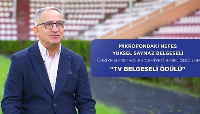 Mikrofondaki Nefes'e en iyi belgesel ödülü